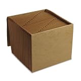 1-31 Indexed Expanding Files, 21 Pockets, Kraft, Letter, Brown