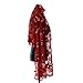 Remedios Boutique Women's Sequined Wedding Shawl Wrap