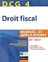 DCG 4 - Droit fiscal 2011/2012 - 5e �dition - Manuel et Applications