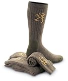 3 - Pk. Browning Merino Wool Blend Socks Taupe