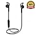 SmartBB Bluetooth 4.1 Earphones Wireless Sport Headphones Headset Earbuds Running Gym Exercise Bluetooth Headsets with Microphone for iPhone Samsung - Black