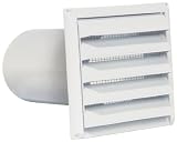 Imperial Manufacturing PAT-6W 6 inch Premium Intake Hood White