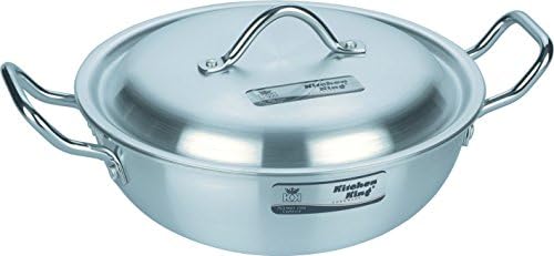 Kitchen King USA KK 20107 Super Wok with Lid, 14", Multicolor