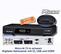 Micro M 73 schwarz Satreceiver CI HDMI + HDMI Kabel