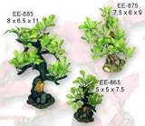 (Price/1)Resin Ornament - Bonsai Forest Wood Sm With Green Leaves