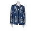 Denim & Co. Stretch Denim Embroidered Jacket and T-shirt