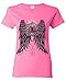 Shop4Ever® Angel Wings Heart Keyhole Women's T-Shirt Fashion Shirts