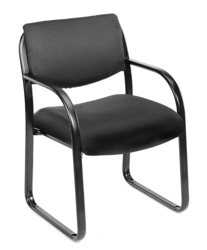 Black Guest / Visitor / Reception Area Office Chair