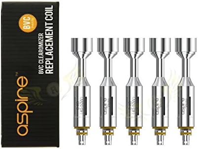 Aspire Plato Subohm atomizer cartridge with 0.4 ohm kanthal Clapton coil 5piece in a bag (0.4 ohm)