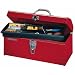Stack-On R-516-2 16-Inch Multi-Purpose Steel Tool Box, Red