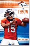 Denver Broncos (Tim Tebow) Sports Poster Print - 22x34 Poster Print, 22x34 Poster Print, 22x34