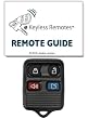 2002-2010 Mercury Mountaineer Universal Keyless Entry Remote Fob Clicker With Free Do-It-Yourself Programming and Free eKeylessRemotes Guide
