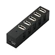 iBUFFALO USB2.0Hub �Z���t&�o�X�p���[ 10�|�[�g W�t�F�C�X �u���b�N BSHW10ABK