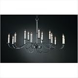 72 Fifteen Light Chandelier Finish: Natural lron