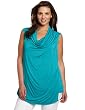 Kenneth Cole Womens Plus-Size Drape Top