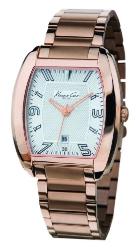 Kenneth Cole Herrenarmbanduhr Edelstahl PLAQUE Datum kc3813 Preisvergleich