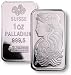 Pamp Suisse One Ounce 9995 Pure Palladium Bullion Bar