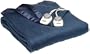 Sunbeam Royal Nights Twin Heated Blanket, Polyester Blend, Navy