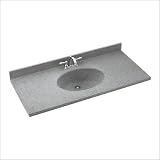 Swanstone CH022612B.051 Classics Chesapeake 61 Double Bowl Vanity Top