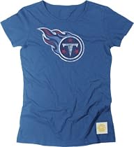 Tennessee Titans Retro Sport Women's Better Logo Blue Super Soft T-Shirt