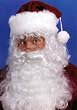 Santa Claus Costume Accessory Set - Beard, Wig & Eyebrows