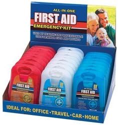 Aid United 24pc Travel Boxes First-Aid Emergency Kit Display Not Sold Individually