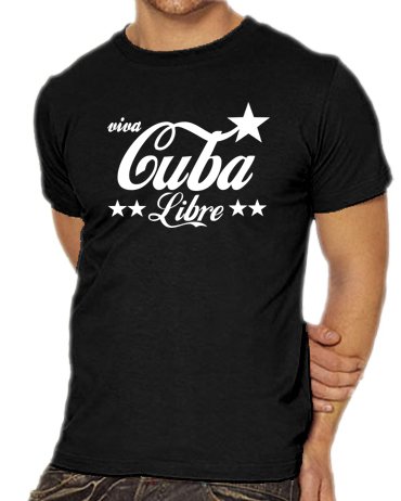 Touchlines Unisex/Herren T-Shirt Viva Cuba Libre - Original Kult, black/white, XXL, D1534 Preisvergleich