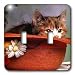 All Products : Cats - Love You Cat In The Hat - Light Switch Covers - double toggle switch