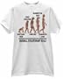YANKEES EVOLUTIONARY SCALE MAN TO APE RED SOX BASEBALL T SHIRT jersey