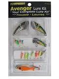 HT AVENGER ICE FISHING WALLEYE/PERCH LURE KIT 14 TOTAL BAITS ALK-14