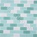B15 Mint Blend Brick 1 x 1-7/8 Glass Mosaic Tile