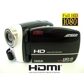 SPEED HD-9 Full HD 1080P H.264 Flash Memory Camcorder