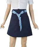 Skirt With White/Navy Belt