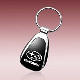 Subaru Black Tear Drop Key Chain