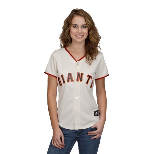 MLB San Francisco Giants Home Replica Baseball Women's Jersey, Ivory, Medium On Sale