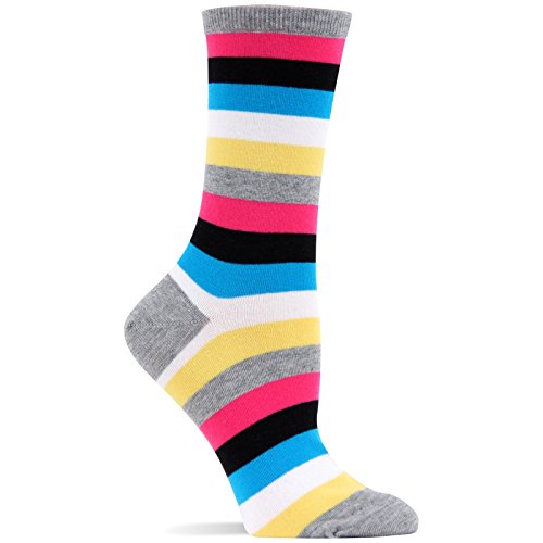 Hot Sox Bold Stripe Crew Sock