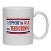 I SUPPORT THE WAR ON TERRORISM Mug for Coffee / Hot Beverage (choice of sizes and colors)