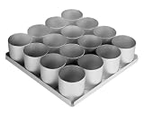 from Alan Silverwood Alan Silverwood 16 pieceRound Multi Mini Cake Pan Set 2.5 deep (Model 12304)