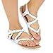 Twisted Women's Viola Faux Leather Strappy Razor Sole Sandal