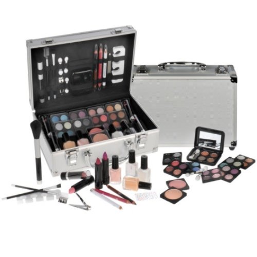 Schminkkoffer Set gef&uuml;llt 58 teilig inklusive French Manicure Profi-Qualit&auml;t! Preisvergleich