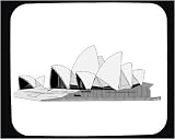 Decorated Mouse Pad with Australia, "Sydney Opera House", landmark