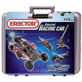 Erector Motorized Racing Car & More - 643 pc Metal Construction Set