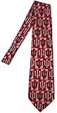 Merge Left College Team Ties- 100% Silk- INDIANA UNIVERSITY 'IU'