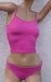 Tankini mit Unterbrustband pink in Größe 42