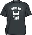 bering Sea Pirate SKULL Logo Men's tee Shirt in 12 colors Small thru 6XL