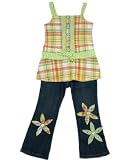 Little Mass *Beyond The Sun* Tunic Tank and Denim Pant Set 6x
