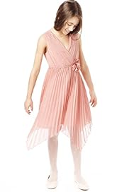 Autograph Sequin Embellished Flower Pleated Dress