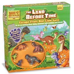 Click here to buy Land Before Time Escape From Red Claw Game by Pressman Toys.