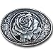 Belt Buckle - Western Rose - Belt Buckle