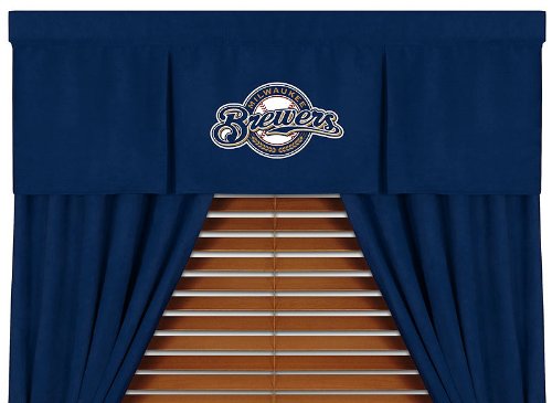 MLB Milwaukee Brewers MVP Valance and Drapes